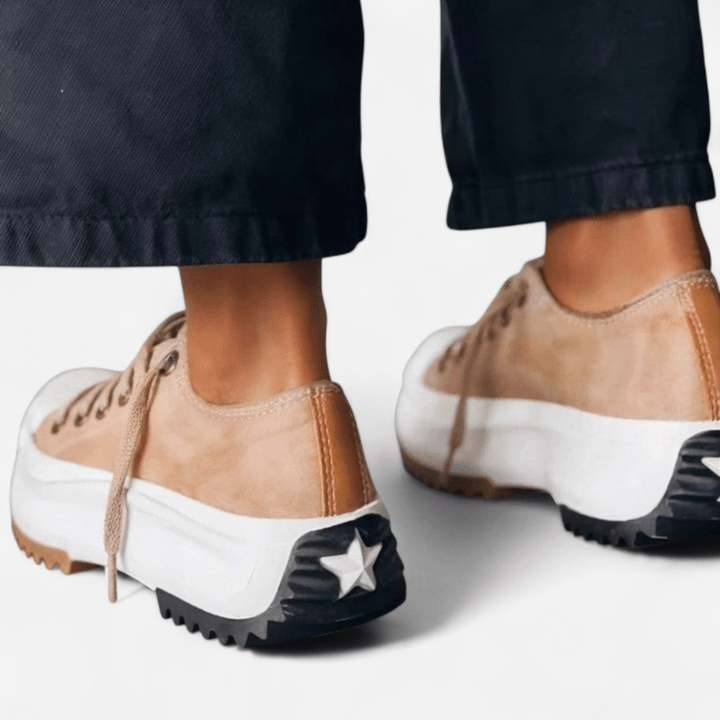Scarpa Ortopedica Donna in Pelle Plateau Comoda - Vesarelli