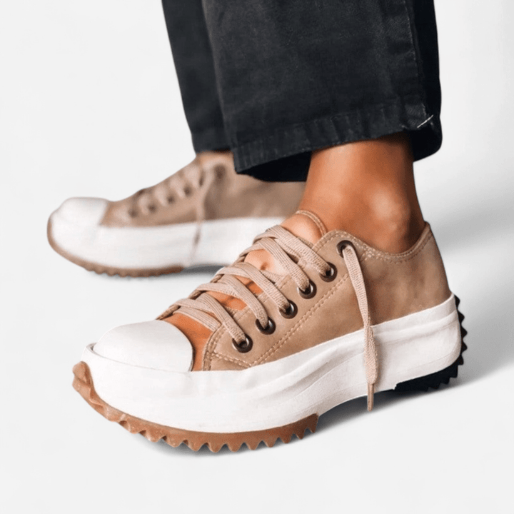 Scarpa Ortopedica Donna in Pelle Plateau Comoda - Vesarelli