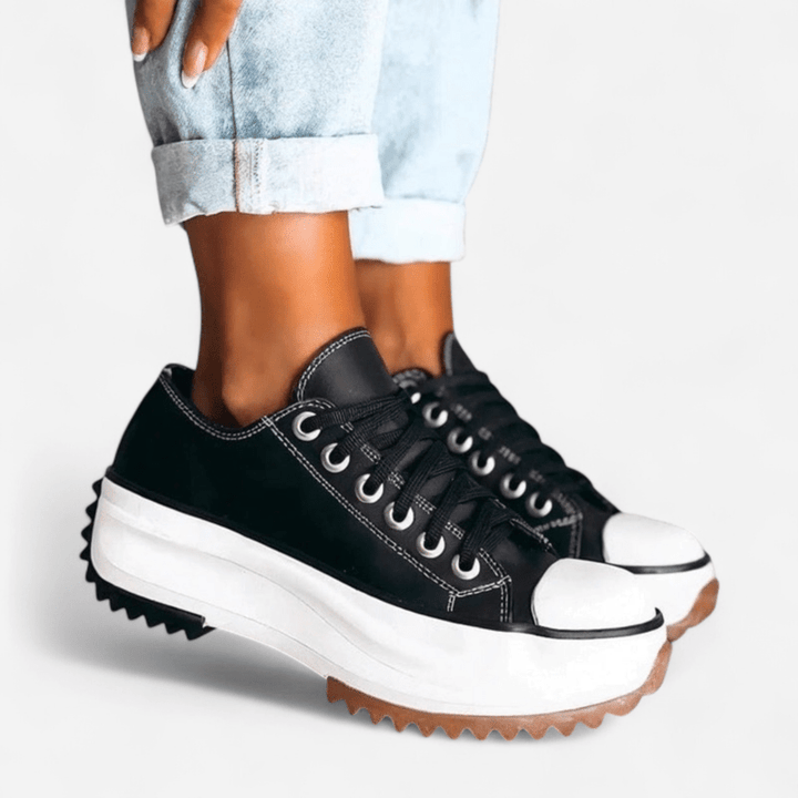 Scarpa Ortopedica Donna in Pelle Plateau Comoda - Vesarelli