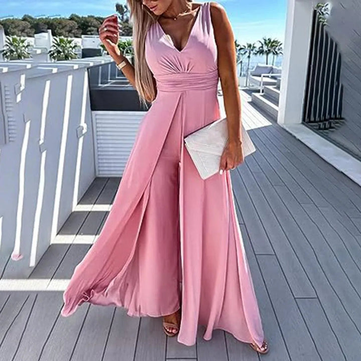 Tuta Donna in Denim Vita Aderente Comfort
