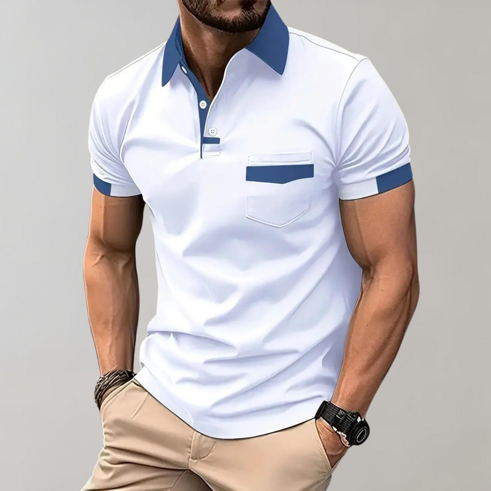 Polo Uomo Cotone Morbida Vestibilità Classica