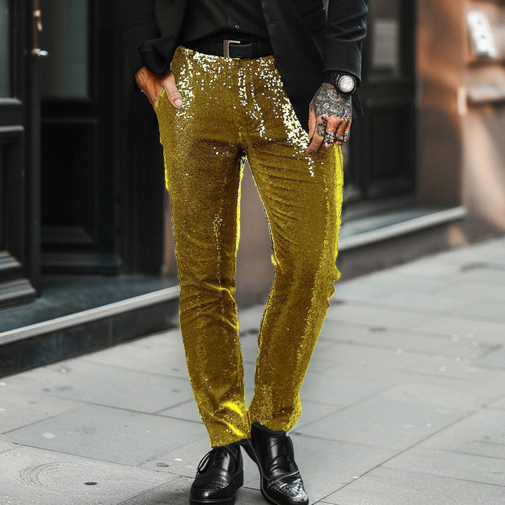 Pantaloni Donna in Paillettes Comodi Stile Moderno - Vesarelli