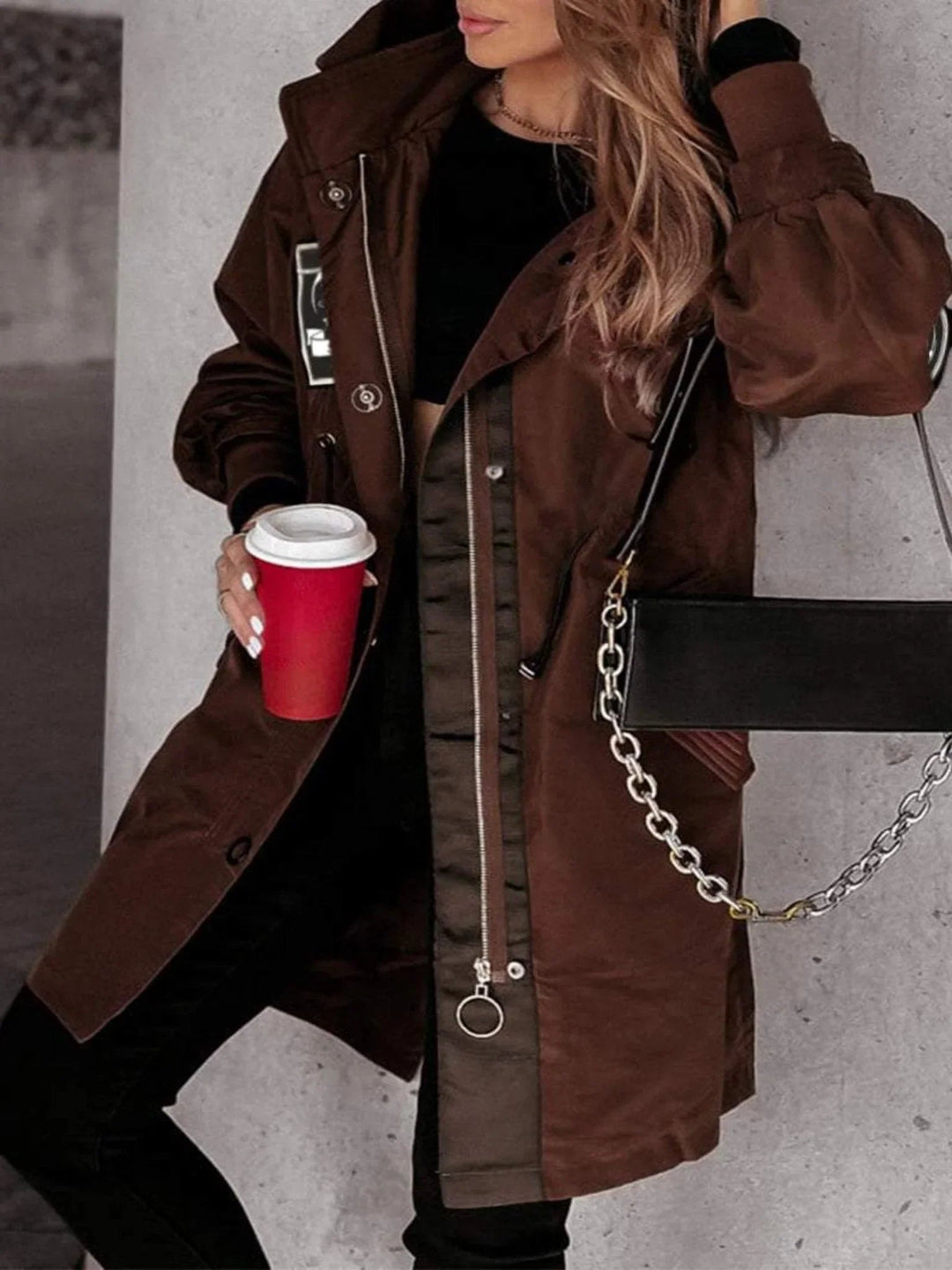 Raina | Elegante Giubbotto Donna con Cappuccio 2