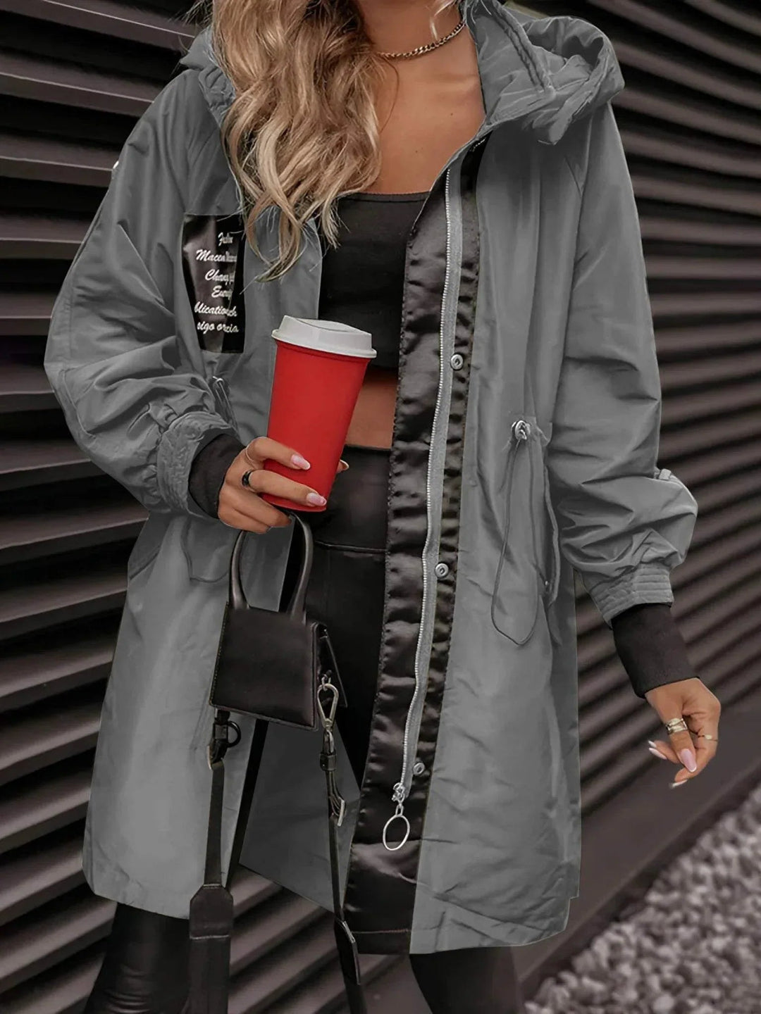 Raina | Elegante Giubbotto Donna con Cappuccio 7