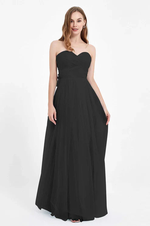 Abito Lungo Donna Cerimonia Semplice Classico