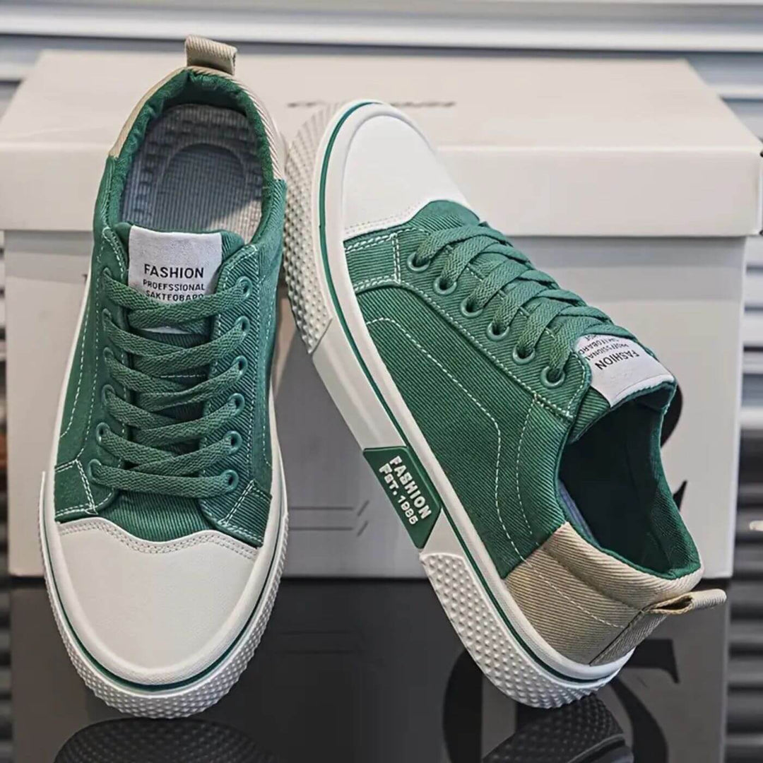 Sneakers Uomo Casual con Lacci Vestibilità Comoda