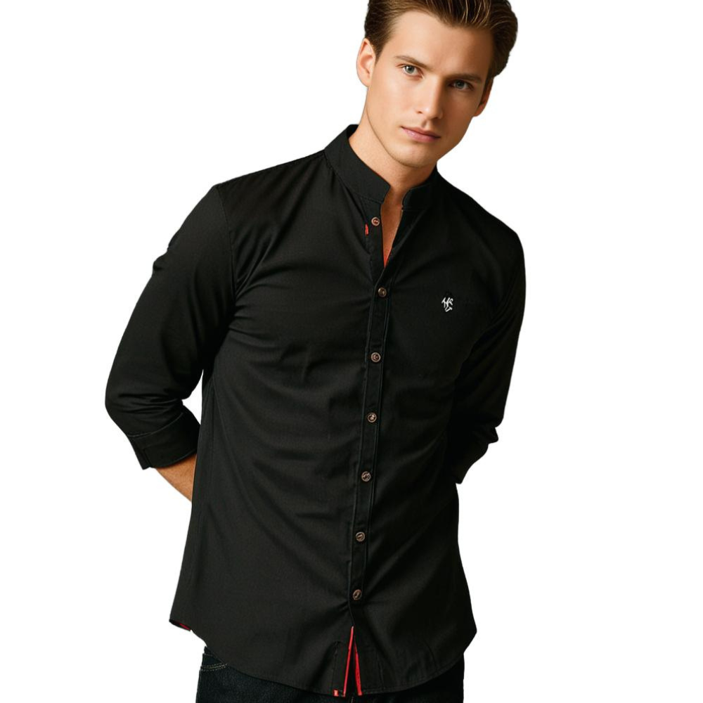 Camicia Uomo Maniche Lunghe Tessuto Resistente e Confortevole - Vesarelli