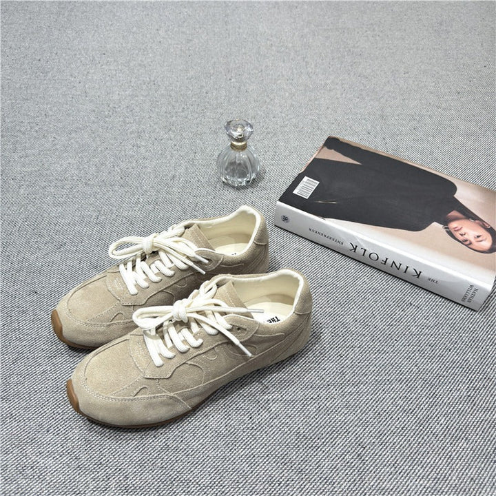 Sneakers Donna Pelle Scamosciata Casual Comode - Vesarelli