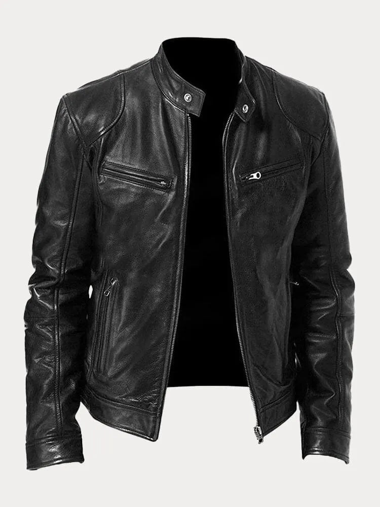 Giacca Donna in Pelle Stile Casual - Vesarelli