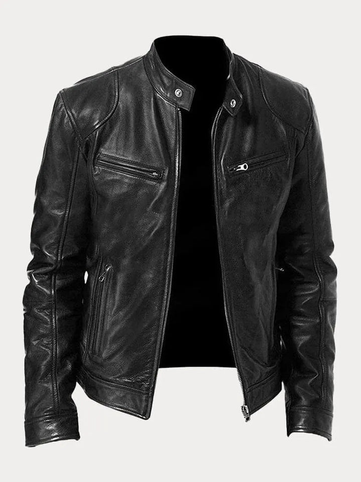 Giacca Donna in Pelle Stile Casual - Vesarelli