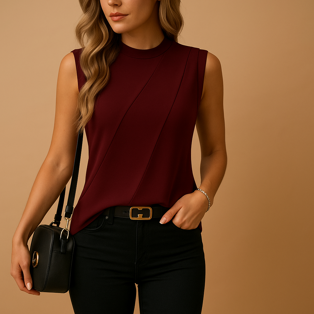 Maglietta Donna Leggera Cotone Scollo Rotondo Casual - Vesarelli