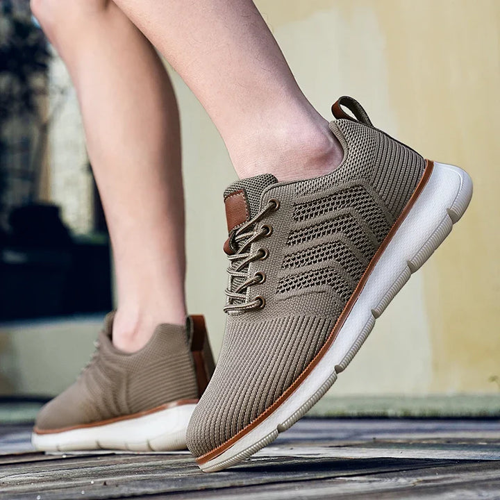 Sneakers Uomo in Maglia Flessibile Comfort Casual</s>