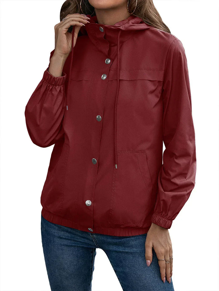 Trench Donna Impermeabile con Cappuccio Lunghezza Lunga - Vesarelli