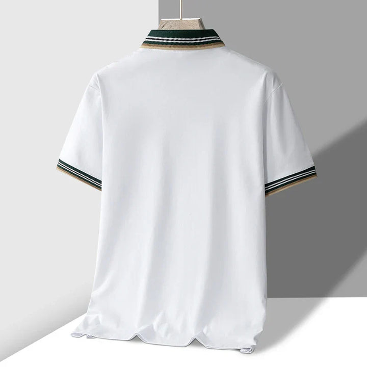 Polo Uomo Tessuto Pregevole Vestibilità Classica