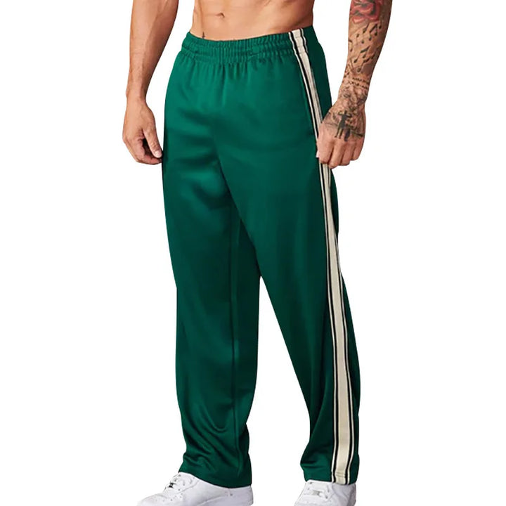 Pantaloni Jogging Uomo Vita Elastica Tessuto Leggero - Vesarelli