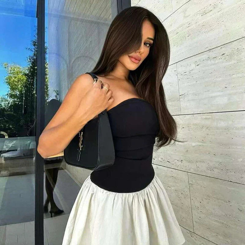 Abito Estivo Donna Senza Spalline Vestibilità Lusinghiera - Vesarelli