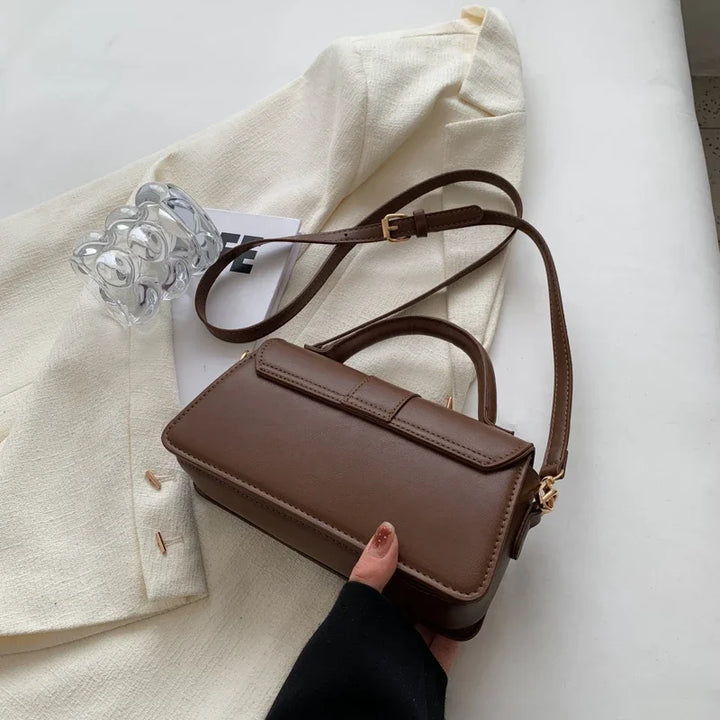 Borsa Tracolla Donna in Pelle Vintage Stile Classico