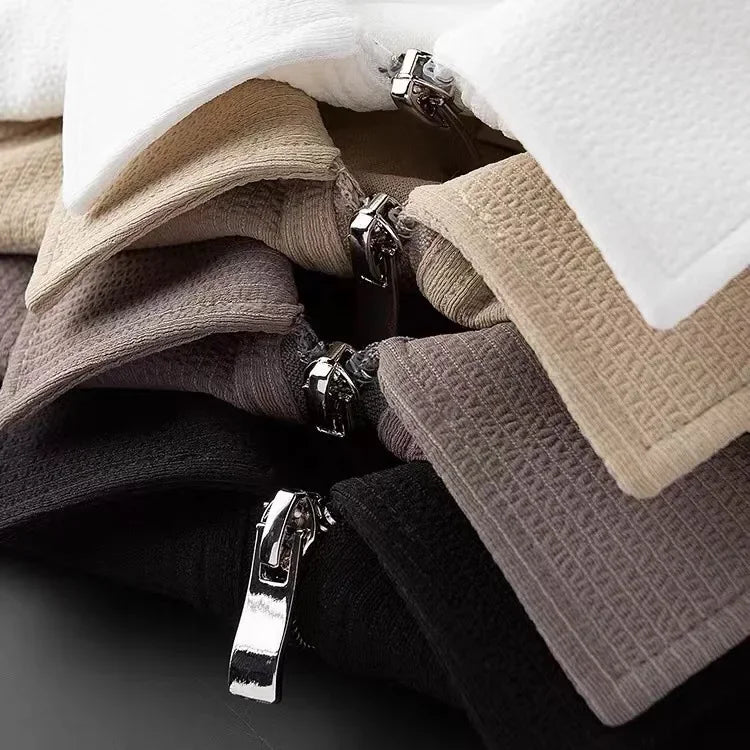 Polo Uomo Sportiva con Zip Quarto