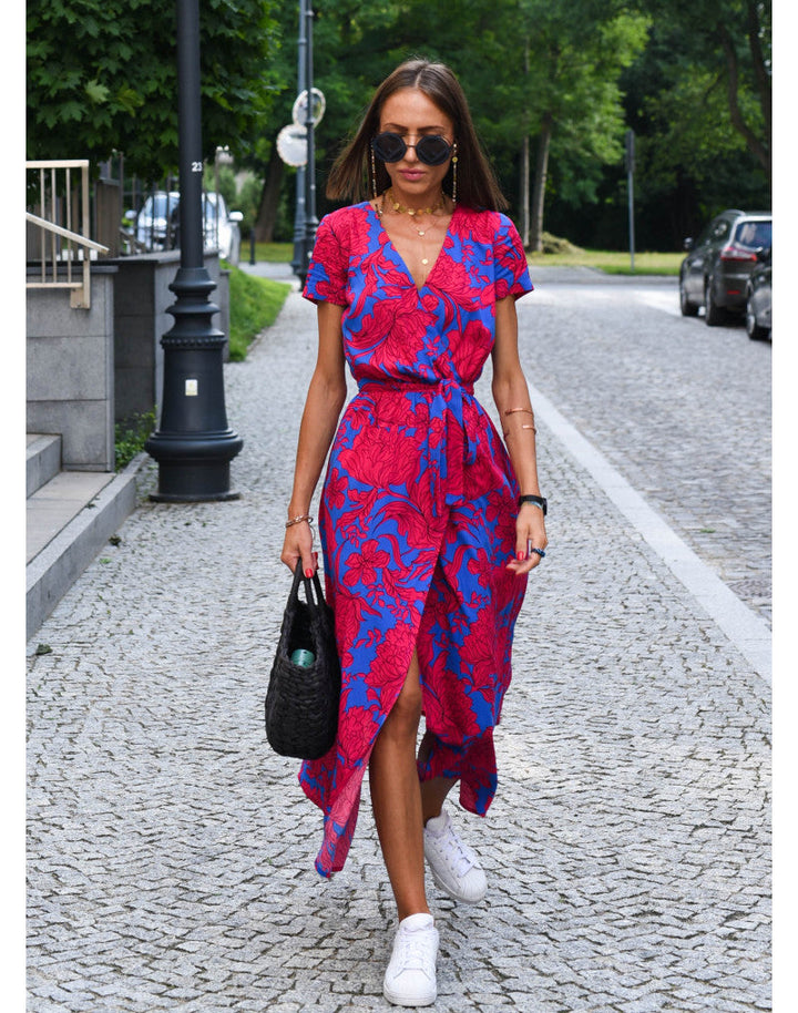 Abito Estivo Donna Maxi Spacco Svasato