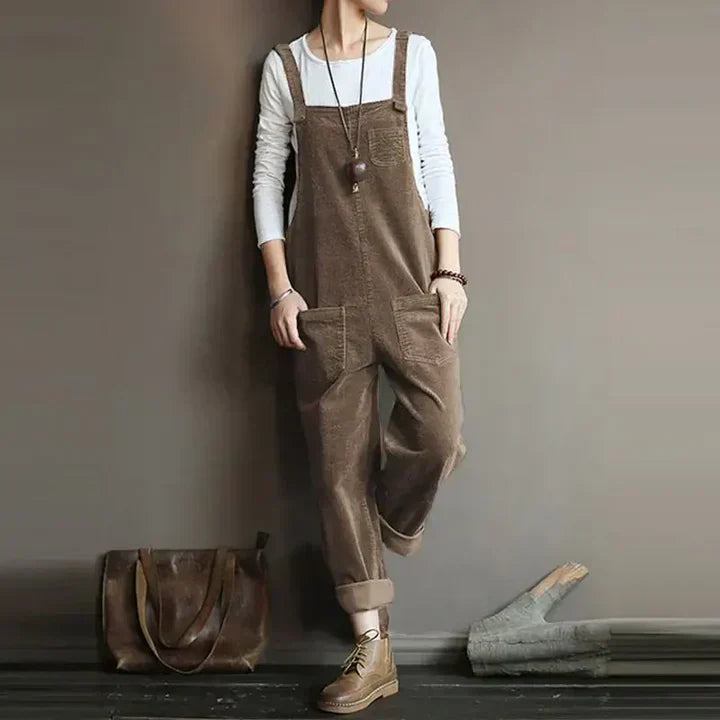 Salopette Donna Jeans Casual Vestibilità Regolare - Vesarelli