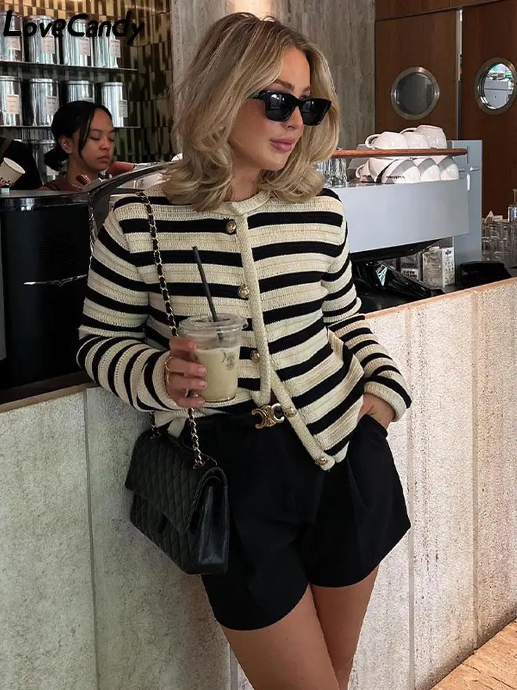 Cardigan Donna Maglia Casual Bottoni Vestibilità Comoda