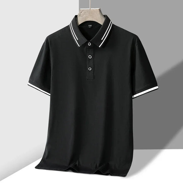 Polo Uomo Tessuto Morbido Vestibilità Classica
