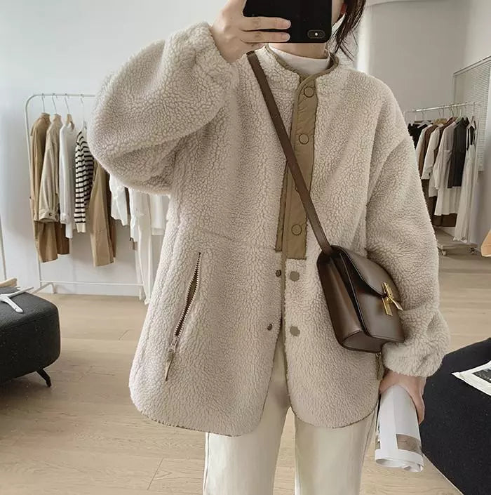 Giacca Donna Teddy Morbida Vestibilità Comoda - Vesarelli