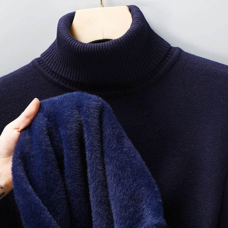 Dolcevita Uomo in Maglia Classica Vestibilità Confortevole