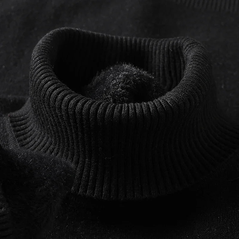 Dolcevita Uomo in Maglia Classica Vestibilità Confortevole