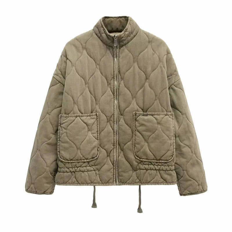 Giacca Donna Casual con Tasche e Vestibilità Comoda