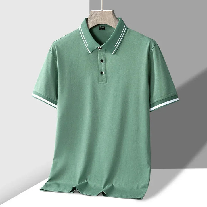 Polo Uomo Tessuto Morbido Vestibilità Classica
