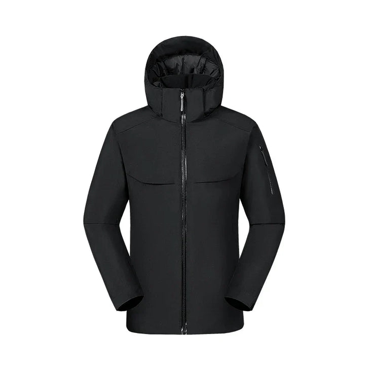 Giacca Softshell Uomo Casual con Cappuccio Slim Fit - Vesarelli