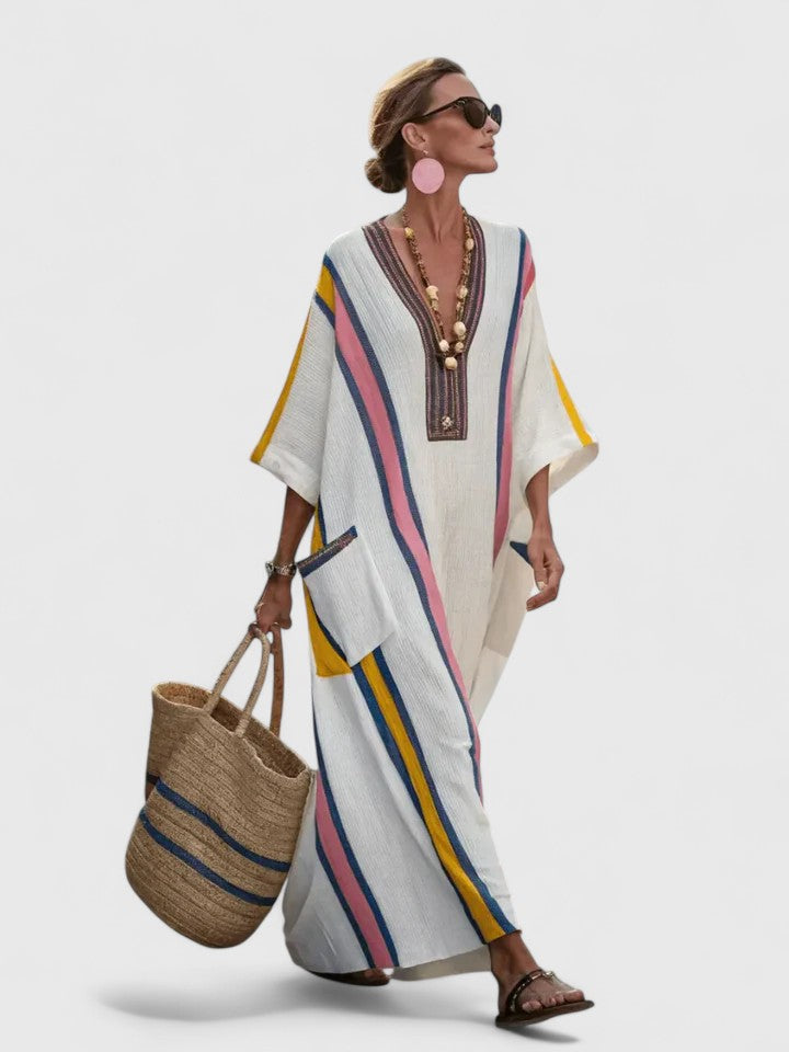 Abito Maxi Donna Linea Allungante Vestibilità Elegante