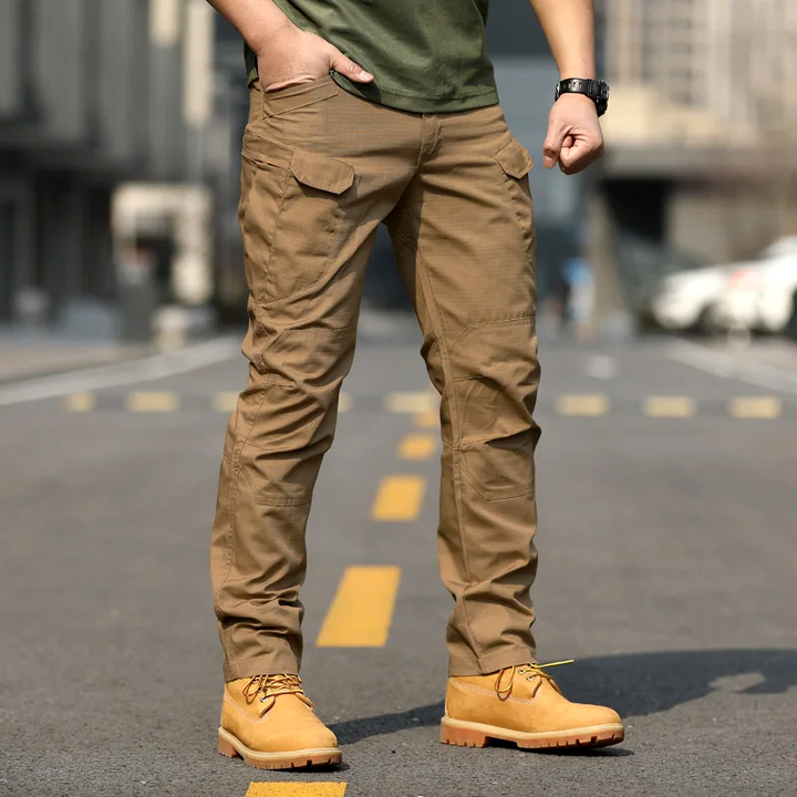 Pantaloni Cargo Uomo Resistenti Tessuto Tecnico Slim Fit - Vesarelli