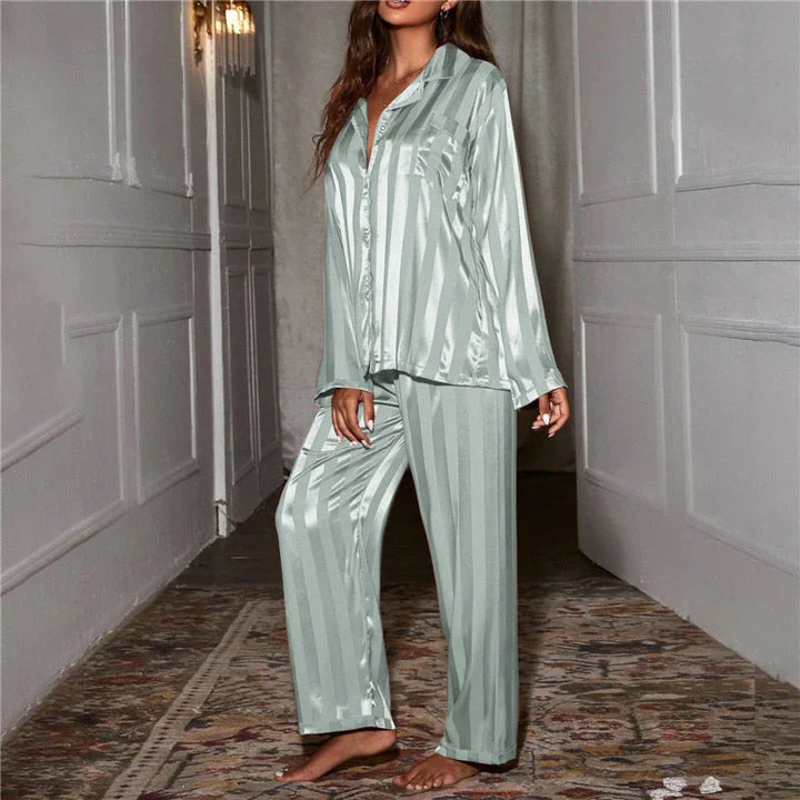 Set Pigiameria Donna in Raso Elegante Vestibilità Classica - Vesarelli