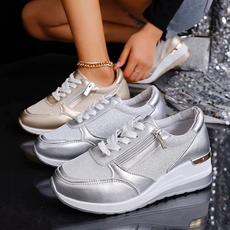 Sneakers Ortopediche Uomo con Plateau Comode