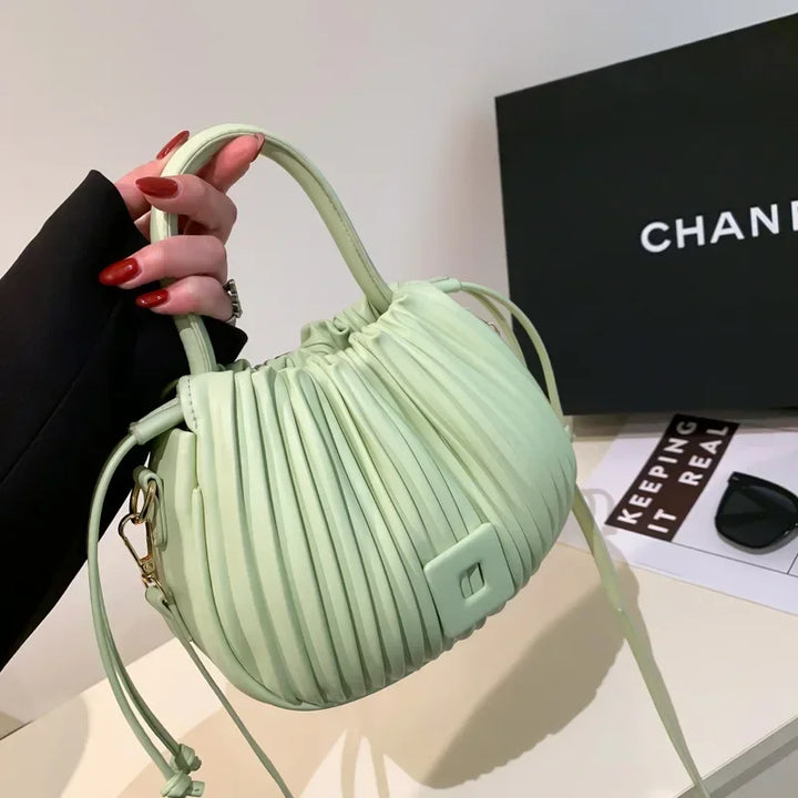 Borsa Secchiello Donna Pelle Elegante Stile Estivo - Vesarelli
