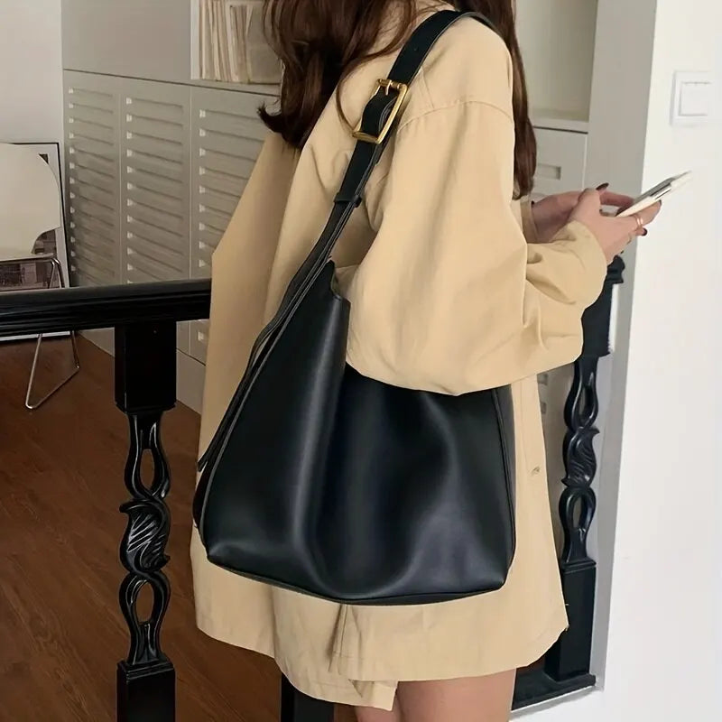 Borsa a Mano Donna in Tessuto Capiente