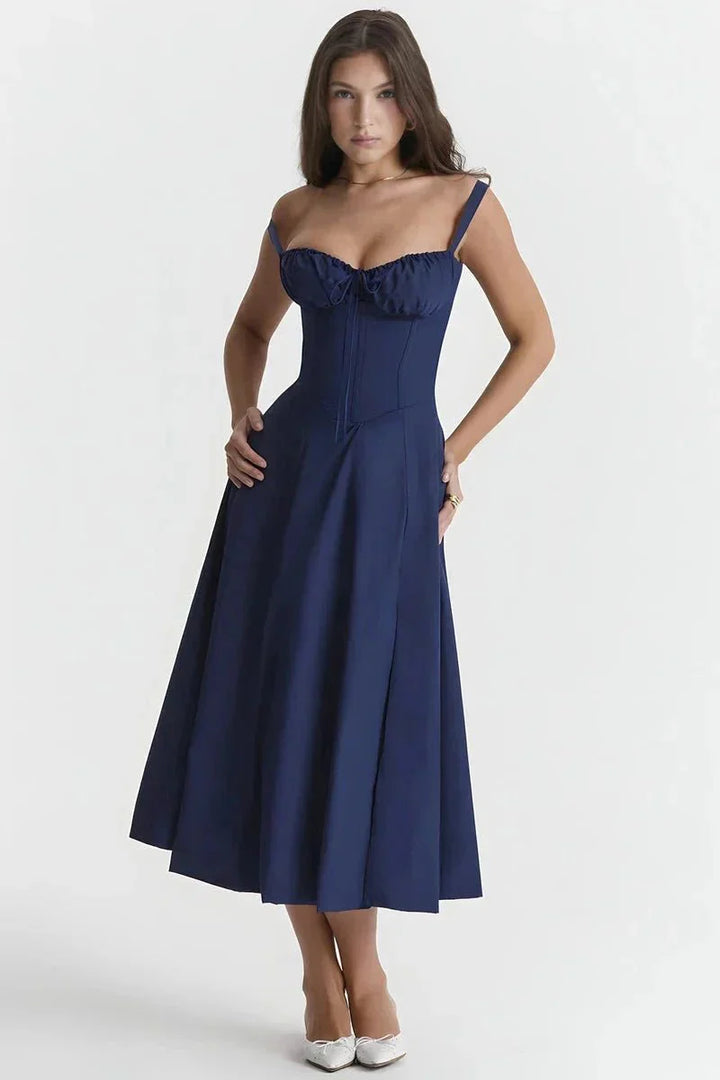 Abito Midi Donna Estivo Svasato Leggero