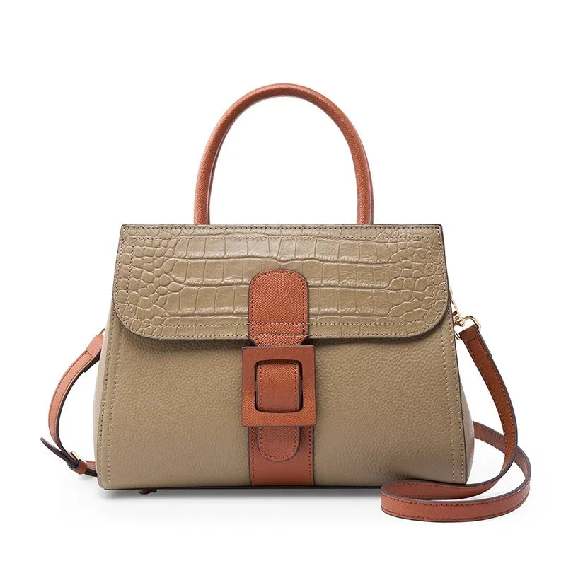 Borsa a Tracolla Donna Effetto Coccodrillo Design Estivo - Vesarelli