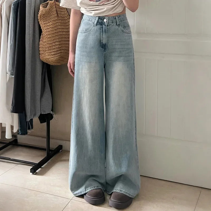 Jeans Donna Mom Cotone Vestibilità Ampia Casual - Vesarelli