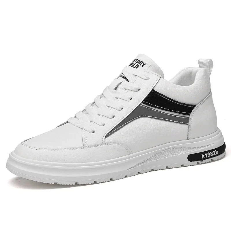Sneakers Donna con Rialzo Interno e Dettagli Laterali Comfort