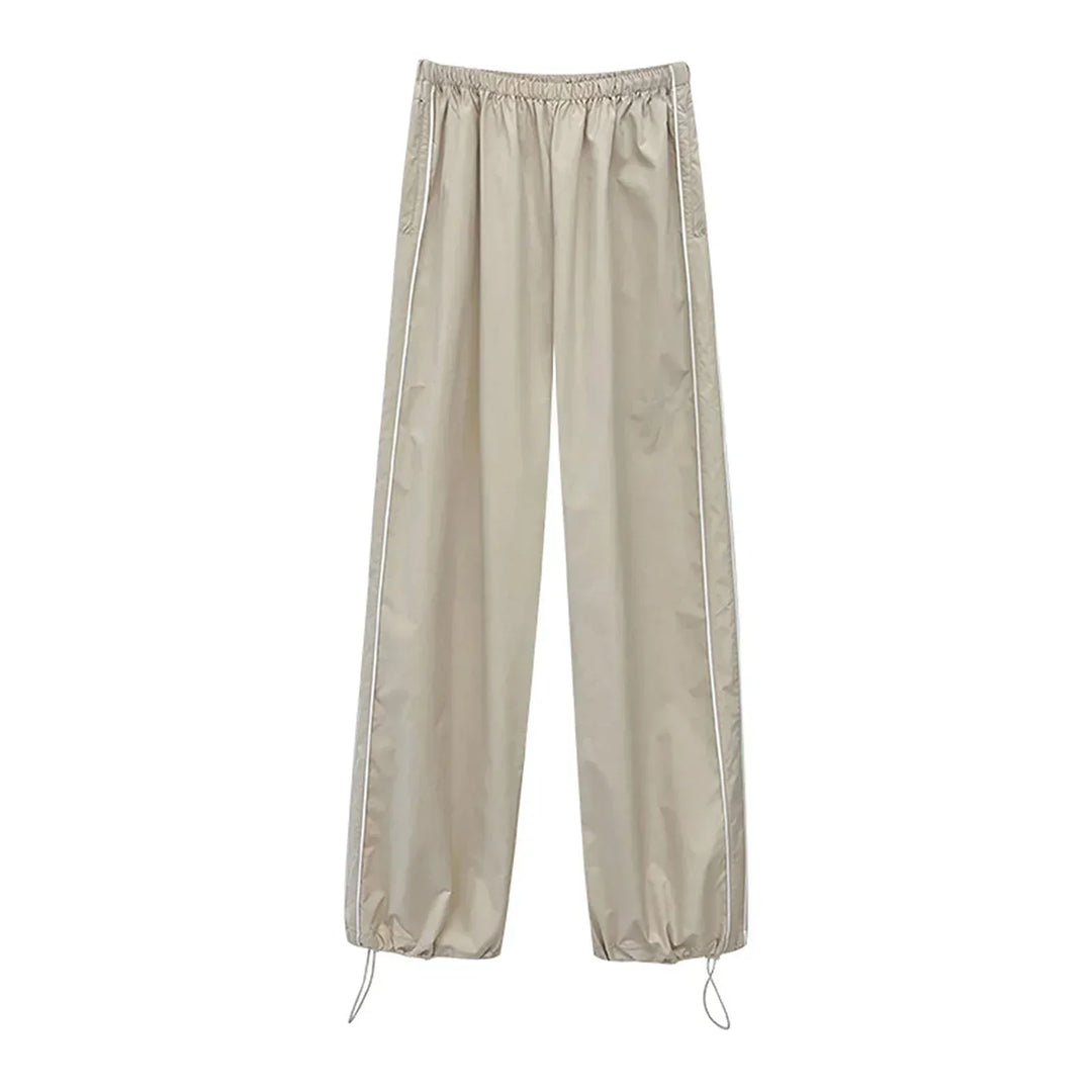 Pantaloni Jogging Donna Cotone Casual Vestibilità Rilassata Baggy