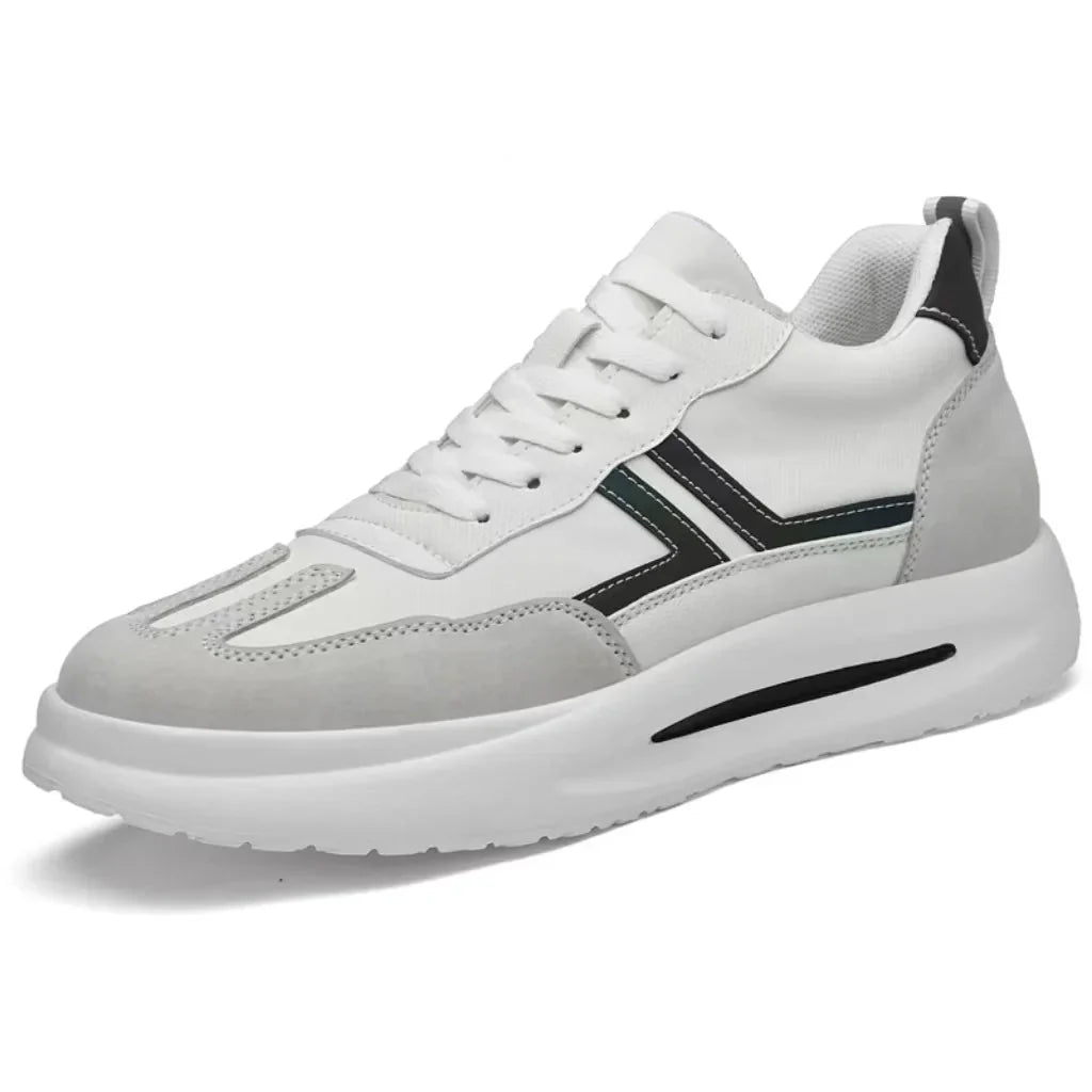 Sneakers Uomo con Rialzo Interno Suola Ammortizzata Comfort