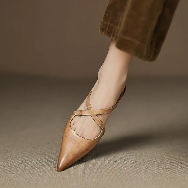 Mules Donna in Vera Pelle Comode Stile Casual