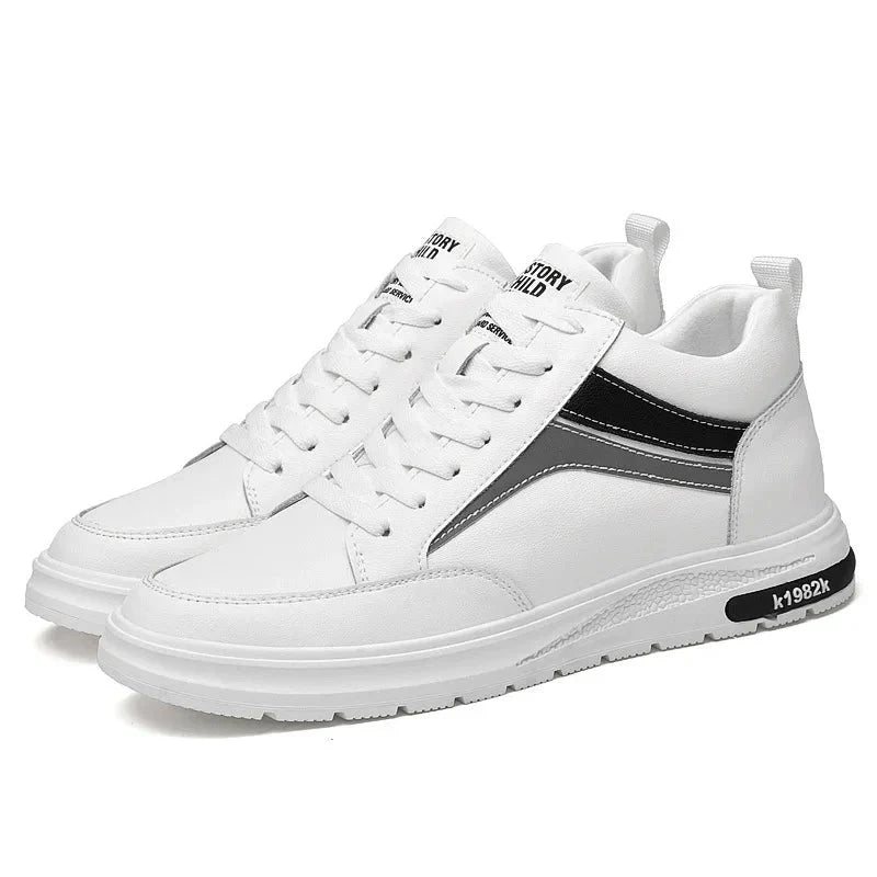 Sneakers Donna con Rialzo Interno e Dettagli Laterali Comfort