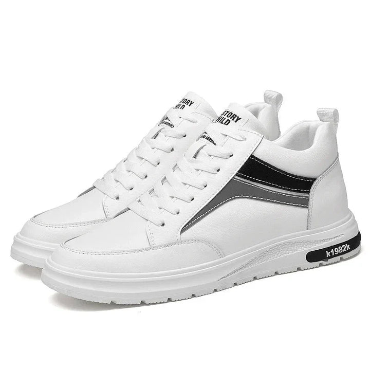 Sneakers Donna con Rialzo Interno e Dettagli Laterali Comfort