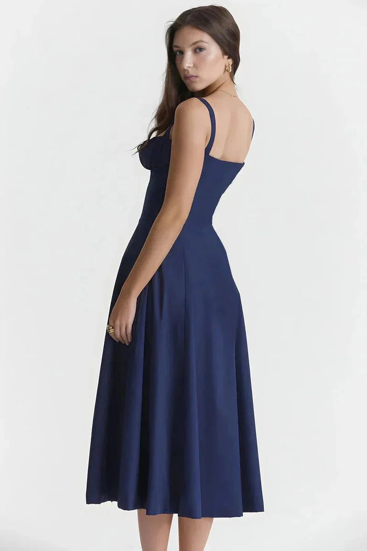 Abito Midi Donna Estivo Svasato Leggero