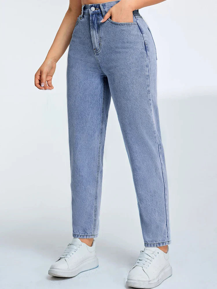 Jeans Donna Mom Casual Vestibilità Regular