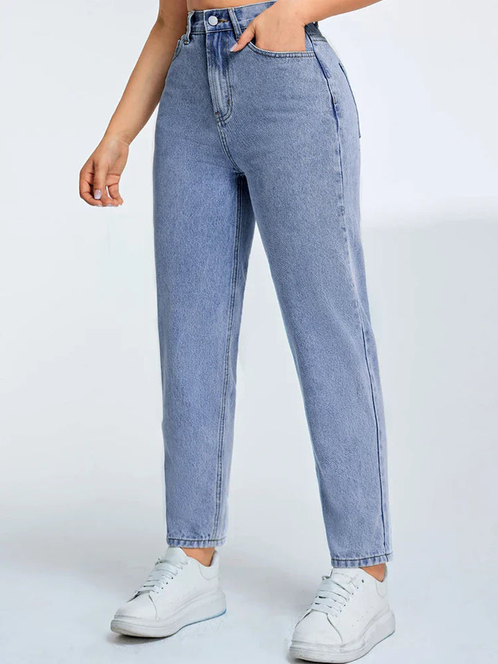 Jeans Donna Mom Casual Vestibilità Regular